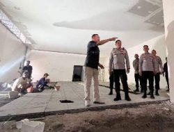 Kapolresta Banyuwangi Tinjau Pembangunan Gudang Satuan Pelayanan Pemenuhan Gizi