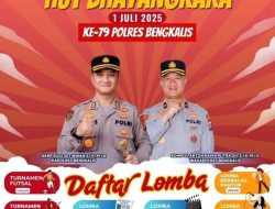 Sambut HUT Bhayangkara ke-79, Polres Bengkalis Gelar Lomba Kreatif hingga Terima Aspirasi Turnamen Mobile Legends