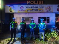 Kasat Lantas Polres Tangsel Pimpin Patroli Malam Takbir Idul Adha 1446 H