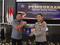 Peserta Sespimmen Polri Laksanakan Kuliah Kerja Profesi di Polresta Banyuwangi