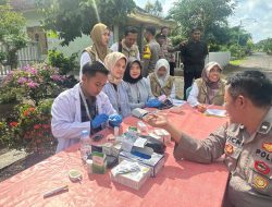 Mayur Kamtibmas Polresta Banyuwangi Edukasi dengan Wayang Golek dan Pemeriksaan Kesehatan Gratis