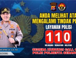 Call Center “110” Polresta Serang Kota siap melayani masyarakat 24 jam