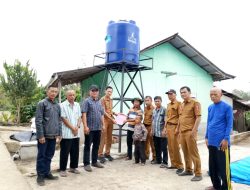Pemerintah Pekon Kenali, Lakukan Penyerahan Sumur Bor di Tiga Pemangku, Kepada Masyarakat.