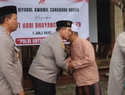 Kapolresta Serang Kota bersama Pejabat Utama bersilaturahmi ke Ponpes Riyadul Awamil