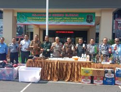 Sudah Berkekuatan Hukum Tetap, Kejari Sleman Musnahkan Barang Bukti Miras 2.663 Botol