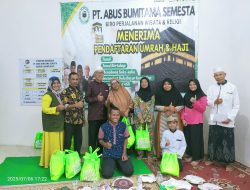 PT. Abus Bumitama Semesta (ABS) Cabang Rajeg Membagikan Bingkisan dan Santunan pada Anak Yatim.