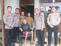Kisah Haru dan Bahagia Terima Bantuan Kursi Roda Dari Kapolres Melawi