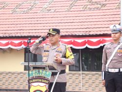 Gelar Pasukan Operasi Patuh Kapuas 2025 Kapolres Melawi Tegas dan Patuhi Tertib Berlalulintas