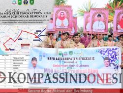 Semarak Pawai Ta’aruf MTQ Riau 2025, 1.500 Peserta dari Bengkalis Tampil Memukau