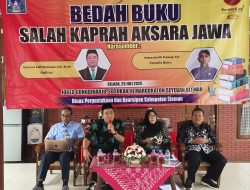 Shavitri Nurmala Dewi, Bedah Buku Bertujuan Untuk Meningkatkan Literasi Masyarakat Terhadap Aksara Jawa