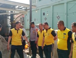 Polsek Sepatan dan Jajarannya sambangi dan Kirim bantuan 50 Sak Semen Untuk Masjid Al-Wustho Pondok Jaya.