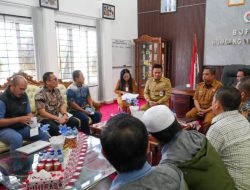 Bupati Humbahas Dr Oloan P Nababan Terima Kunjungan PT INALUM