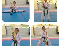 Patut Diacungi Jempol !!!.Julian Hardson Murid Kelas VI SDN 1 Kroto Kecamatan Cepu Meraih Juara 1 Karate