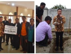 Bupati Humbahas Letakkan Batu Pertama Pembangunan Rumah Dinas Pendeta HKBP Resort Marbun Barat