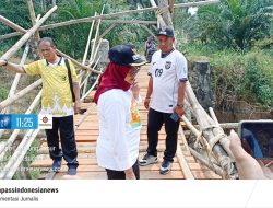 Kado Kemerdekaan Dari Bupati Lampung Timur: Pembangunan Jembatan Ambruk Dibulan Agustus