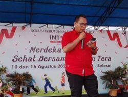 Pesta Kuliner Nusantara di Interio Home Furnishing Cengkareng Dibuka dengan Senam Tera