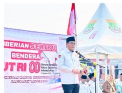 Kementerian Agama Kabupaten Tangerang Bagikan 1.000 Bendera Merah Putih