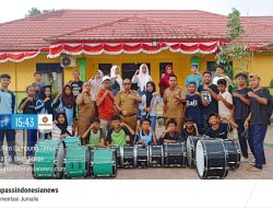 Antraksi DRUMBAND SMPN 1 Waway Karya Siap Meriahkan Hari Kemerdekaan RI Ke-80 di Lapangan Merdeka Sumberrejo