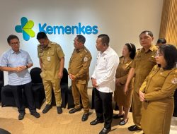 Bupati Taput dampingi Gubsu Perjuangkan Pembangunan RSUD Baru di Silangit pada Audiensi Bersama Menteri Kesehatan RI.