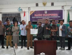 Semua Fraksi DPRD Toba Setujui Ranperda RPJMD Tahun 2025-2029 Menjadi Perda