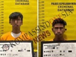 Satreskrim Polres Meranti Amankan Dua Pemuda Diduga Cabuli Remaja 15 Tahun