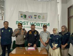 Tim DVI Polda Jatim Identifikasi Korban Tragedi KMP Tunu Pratama Jaya di Banyuwangi