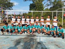 Laga Volly Ball Fun Game Apdesi VS Media Berlangsung Semarak dan Meriah serta Penuh Keceriaan