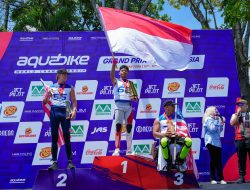 Ukir Sejarah, Pembalap Indonesia Jadi Jiara Dunia Termuda di Ajang Aquabike