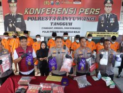 Kapolresta Banyuwangi Ungkap 8 Kasus Narkoba Selama Agustus 2025: Sita 4,4 Kg Sabu dan Ribuan Ekstasi