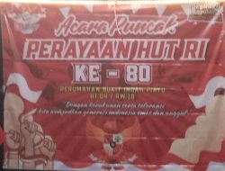 Lurah Tanjung Piayu Apresiasi Warga Bukit Indah Piayu di Peringatan HUT RI ke-80
