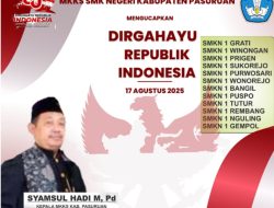 Ketua MKKS SMK Kabupaten Pasuruan: Semangat Kemerdekaan Harus Diwujudkan dalam Tindakan Nyata