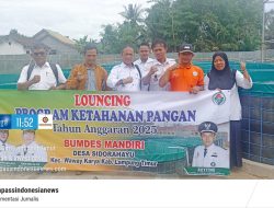 Resmi Lounching Program Ketahanan Pangan BUMDES Mandiri Desa Sidorahayu