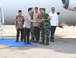 Pangdam XII/Tpr bersama Forkopimda Sambut Kedatangan Wakil Presiden di Kalbar