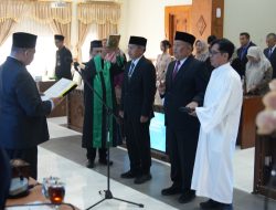 Lantik Dewan Pengawas dan Direktur Utama PDAM Tirta Sembada Sleman, Bupati Sleman Berpesan Harus Berani Mengambil Keputusan