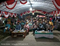 Malam Penutupan HUT RI ke-80 di Desa Bandul Berlangsung Meriah