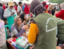 Ratusan Warga Antusias Ikuti CKG saat DCFD, Bisa Tahu Kesehatan Jiwa Sampai Paru