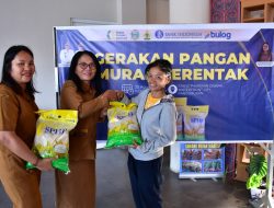 BANTU MASYARAKAT MELALUI GERAKAN PANGAN MURAH, PEMKAB SAMOSIR SEDIAKAN 5.000 Kg BERAS