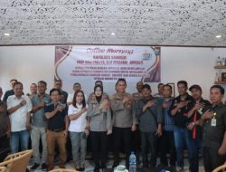 Kapolres Samosir Dan Jurnalis Perkuat Sinergi Demi Menuju Indonesia Maju