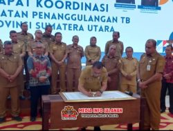 Pemerintah Kabupaten Humbahas menandatangani Kesepakatan Bersama Percepatan Penanggulangan TBC