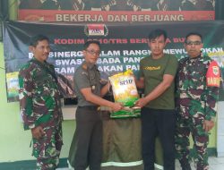 Ringankan Beban Masyarakat, Koramil Rajeg Jual Beras Murah Dibawah Harga Pasar