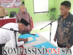 Hendro Mulyono Resmi Dilantik Sebagai Sekretaris Desa Bantan Sari