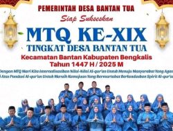 Pj Kepala Desa Bantan Tua Ajak Masyarakat Sukseskan MTQ ke-XIX Tingkat Desa