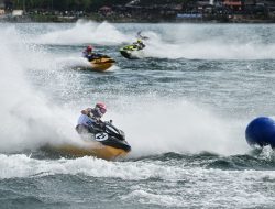 Rider Aquabike Sebut Danau Toba Sangat Indah dan Menantang