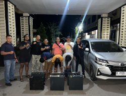 Satreskrim Polres Bengkalis Bekuk Tiga Pencuri Baterai Tower dalam Waktu Singkat