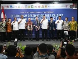 BUPATI SAMOSIR APRESIASI PERAN GUBSU DALAM PEROLEHAN GREEN CARD GEOPARK KALDERA TOBA