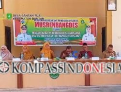 Musrenbangdes 2025 Desa Bantan Tua, Wadah Aspirasi Masyarakat untuk Pembangunan