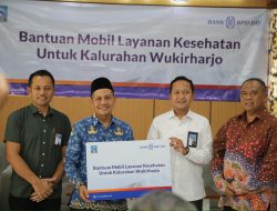Kalurahan Wukirharjo, Terima Bantuan Ambulance Dari Bank BPD DIY