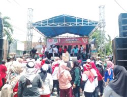 ANTUSIASME Warga Meriahkan GEBYAR HUT KE-80 Desa Grinting Dan Sosialisasi Pajak Daerah