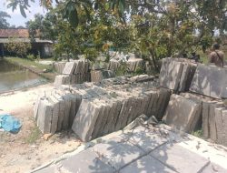 Proyek P3A Desa Bojong Kecamatan Sekampung Udik Terkesan Asal Jadi, Kualitas Barang Diragukan