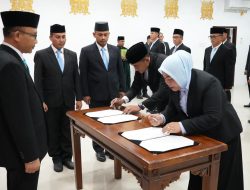 Penguatan Organisasi, 26 Pejabat Manajerial di Lingkungan Kanwil Ditjenpas Aceh Resmi Dilantik